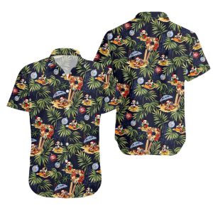 Mickey Mouse Polo Hawaiian Disney Christmas Festive Celebration Shirt