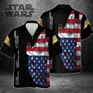 Millennium Falcon Star Wars Usa Hawaiian 3D Shirt