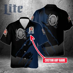 Miller Lite Custom Name Personalized Hawaiian Shirt