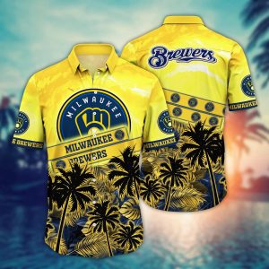 Milwaukee Brewers MLB Hawaiian Shirt Beach Breeze KLA Shirt