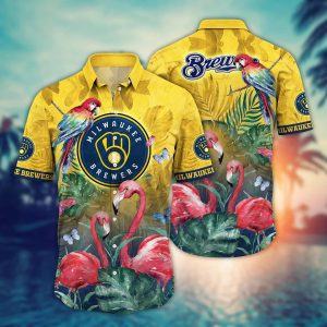 Milwaukee Brewers MLB Hawaiian Shirt Pool Parties Fixture Shirts