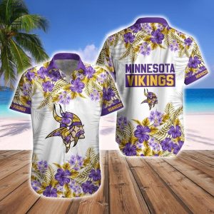 Minnesota Vikings Hawaiian Shirt Short Combo Set Tropical Style