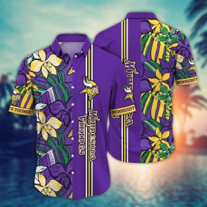 Minnesota Vikings NFL Hawaiian Shirt Leisure KLA Shirt