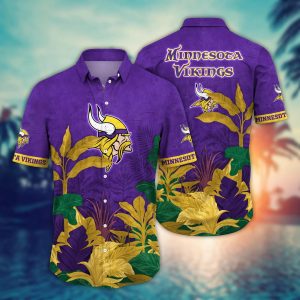 Minnesota Vikings NFL Hawaiian Shirt Sun Dresses KLA Shirt