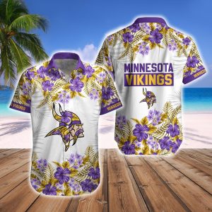 Minnesota Vikings Norse Pride Hawaiian Shirt Shorts Combo Set