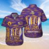 Minnesota Vikings Short Sleeve Button Up Tropical Hawaiian Shirt