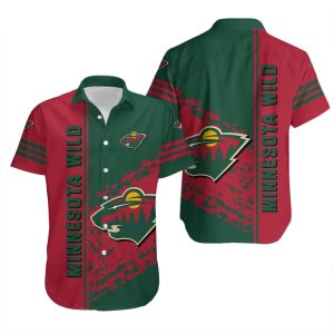 Minnesota Wild Hawaiian Shirt Quarter Style – NHL
