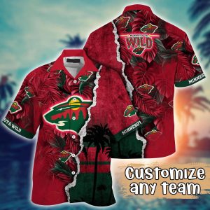 Minnesota Wild NHL Hawaiian Shirt Custom Flip Flops KLA Shirt