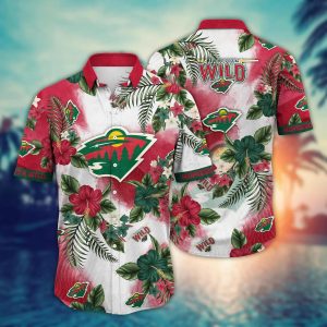 Minnesota Wild NHL Hawaiian Shirt Evening Strollstime KLA Shirt
