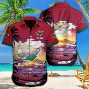 Minnesota Wild Pride Flourishing in Hawaiian Threads