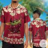 MLB Arizona Diamondbacks Red Gold Baby Yoda Hawaiian Shirt V3 KLA Shirt