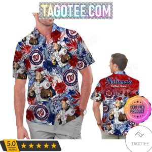 Mlb Washington Nationals Custom Name Trendy Hawaiian Shirt V4 KLA Shirt