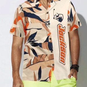 Modern Exotic Jungle Golfaholic Custom Trendy Hawaiian Shirt, Custom Name Shirt, Customize Short Sleeve Shirts, Gifts For Bachelor Party.