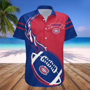 Montreal Canadiens Hawaii Shirt Flame Ball – NHL