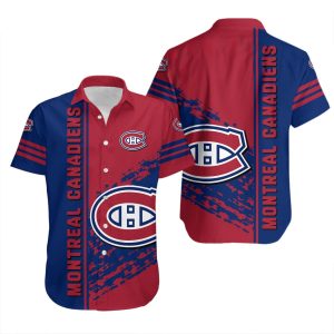 Montreal Canadiens Hawaiian Shirt Quarter Style – NHL