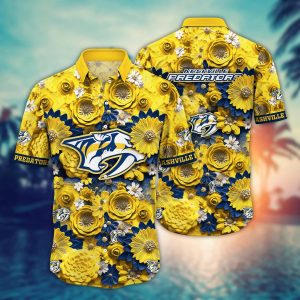 Nashville Predators NHL Hawaiian Shirt Trending For This Summer Customize Shirt Any Team