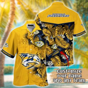 Nashville Predators NHL Summer Hawaii Shirt And Tshirt Custom KLA Shirt