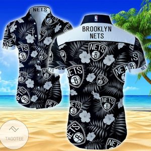 Nba Brooklyn Nets Tropical Flowers Trendy Hawaiian Shirt KLA Shirt