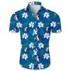 Nba Dallas Mavericks White Blue Hibiscus Flowers Trendy Hawaiian Shirt V2 KLA Shirt