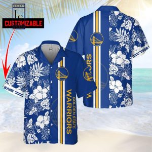 Nba Golden State Warriors Custom Name Tropical Flowers Trendy Hawaiian Shirt KLA Shirt