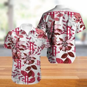 Nba Houston Rockets Tropical Flowers Trendy Hawaiian Shirt KLA Shirt
