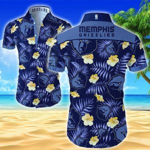 NBA Memphis Grizzlies Tropical Flowers New Design Hawaiian Shirt