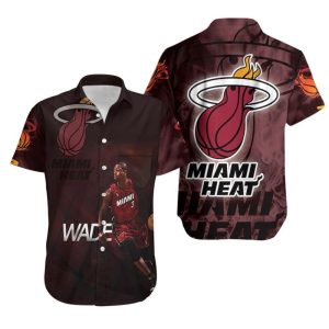 Nba Miami Heat Dwyane Wade 3 Running Legend Trendy Hawaiian Shirt KLA Shirt