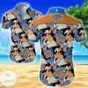Nba New York Knicks Orange Blue Hibiscus Tropical Flowers Trendy Hawaiian Shirt KLA Shirt
