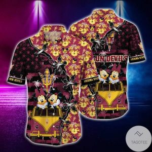 NCAA Arizona State Sun Devils Mickey Mouse Hawaiian Shirt