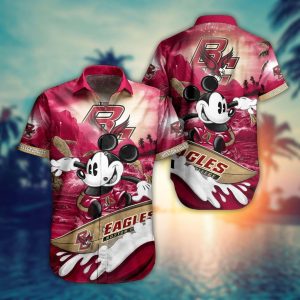 NCAA Boston College Eagles Mickey Mouse Hawaiian Shirt