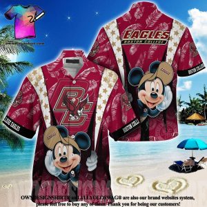 NCAA Boston College Eagles Mickey Mouse Hawaiian Shirt V1 KLA Shirt