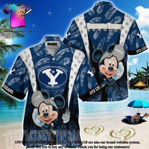 NCAA Brigham Young Cougars Mickey Mouse Hawaiian Shirt