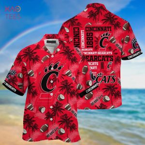 NCAA Cincinnati Bearcats Coconut Red Hawaiian Shirt