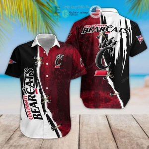 NCAA Cincinnati Bearcats Red Black New Design Hawaiian Shirt