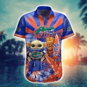 Ncaa Florida Gators Baby Yoda Trendy Hawaiian Shirt KLA Shirt