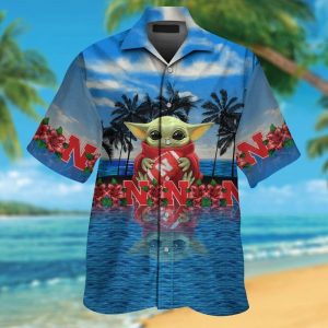Ncaa Nebraska Cornhuskers Baby Yoda Trendy Hawaiian Shirt V2 KLA Shirt