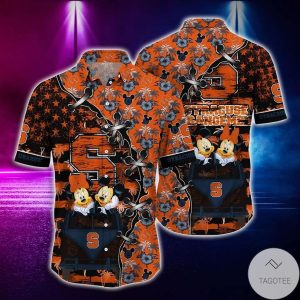 Ncaa Syracuse Orange Mickey Mouse Trendy Hawaiian Shirt KLA Shirt