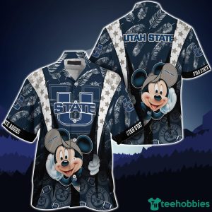 NCAA Utah State Aggies Mickey Lover Hawaiian Shirt