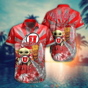 Ncaa Utah Utes Baby Yoda Trendy Hawaiian Shirt KLA Shirt