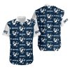 New England Patriots Mickey and Flowers Hawaiian Shirt and Shorts: Summer Collection