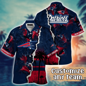 New England Patriots NFL Hawaiian Shirt Custom Coconut Water KLA Shirt