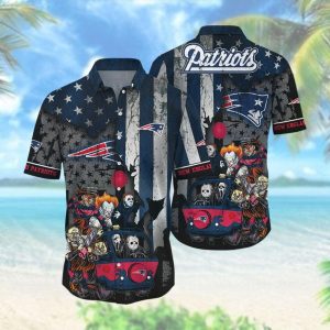 New England Patriots Team Hawaiian Shirt Design