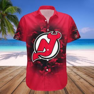 New Jersey Devils Hawaii Shirt Camouflage Vintage – NHL