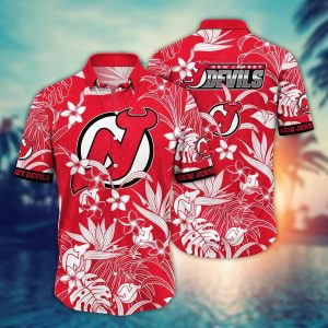 New Jersey Devils NHL Hawaiian Shirt Bikinistime KLA Shirt