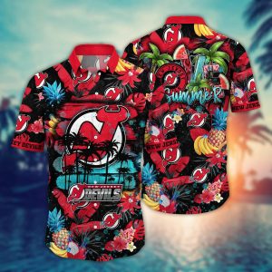New Jersey Devils NHL Hawaiian Shirt Sun-Soakedtime KLA Shirt