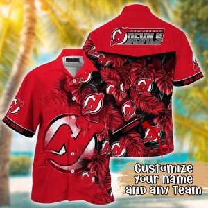 New Jersey Devils NHL Summer Hawaii Shirt And Tshirt Custom KLA Shirt