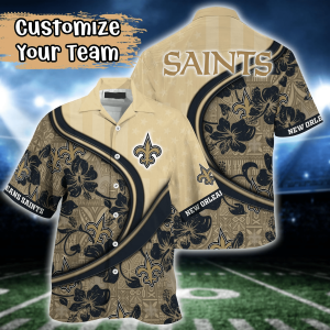 New Orleans Saints NFL Us Flag Hawaiian Shirt Custom Summer KLA Shirt