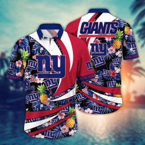 New York Giants NFL Hawaiian Shirt Sun Showers KLA Shirt