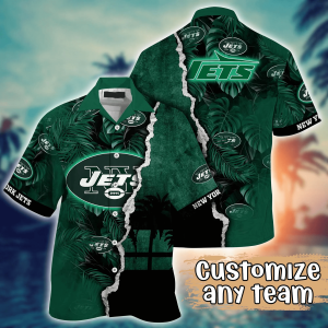 New York Jets NFL Hawaiian Shirt Custom Sunlit KLA Shirt