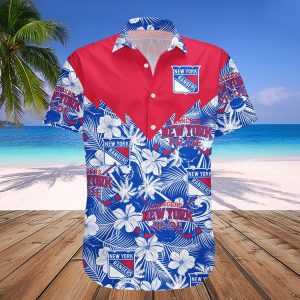 New York Rangers Hawaii Shirt Tropical Seamless- NHL
